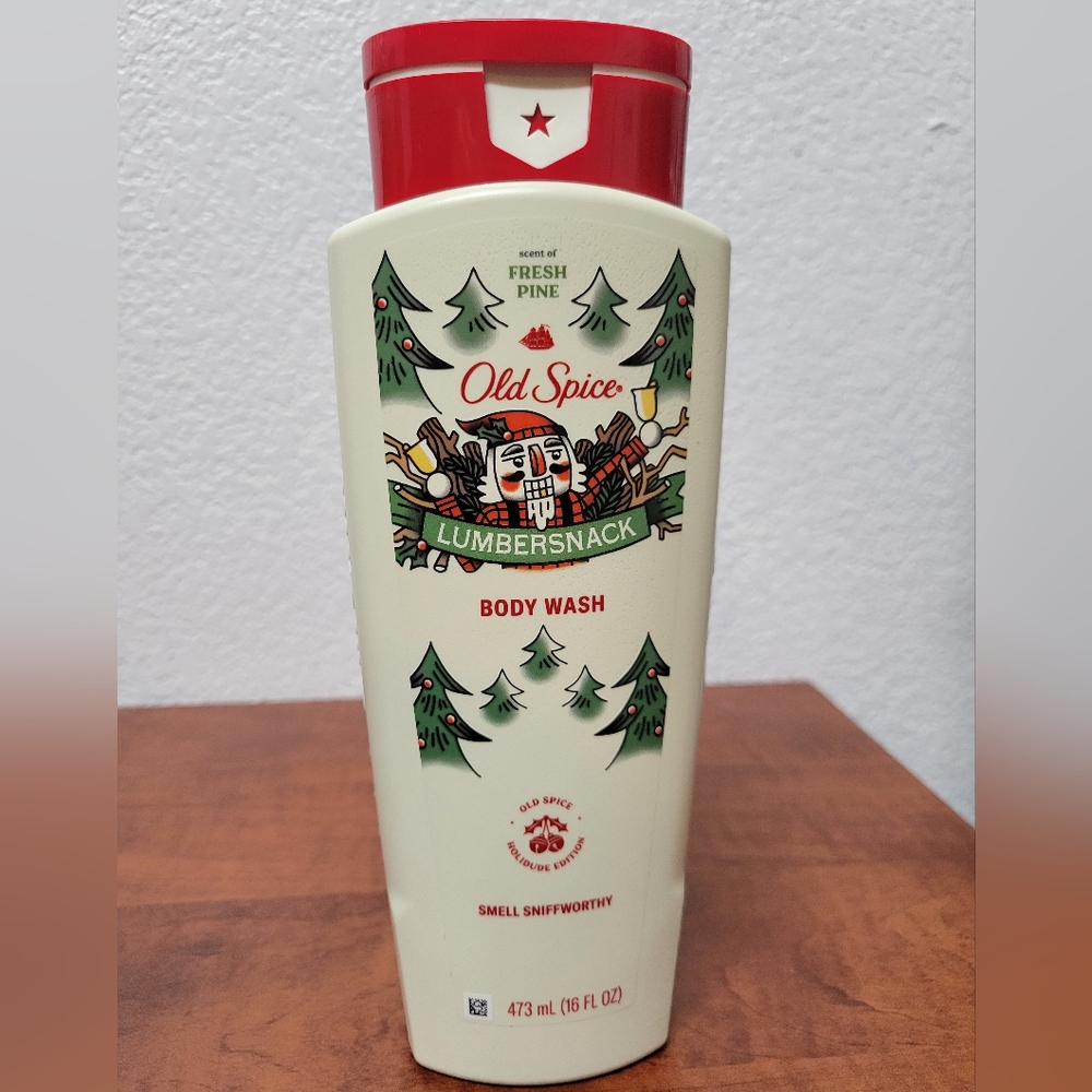Old Spice Lumbersnack Body Wash 16 Oz Nwt
